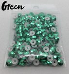 Green hotfix pailletten 4mm