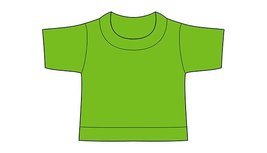 mini shirt lime no label