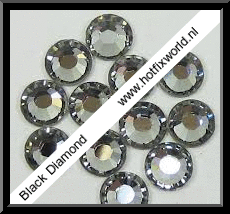 Rhinestones ss6 Black diamond