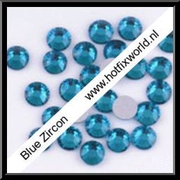 Rhinestones ss6 Blue zircon