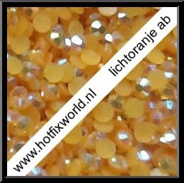 Resin ss6 licht oranje AB 1000 stuks