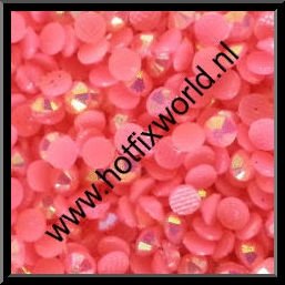 Resin ss10 neon roze AB 500 stuks