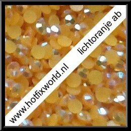 Resin ss10 licht oranje AB 500 stuks