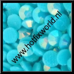 Resin ss10 neon blauw AB 500 stuks