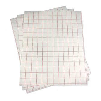 Transfer sheets voor stencil sheet