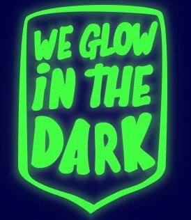 Glow in the dark flex 20x25cm 