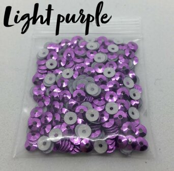 Light purple hotfix pailletten 3mm