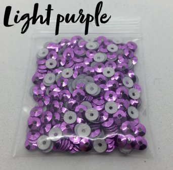 Light purple hotfix pailletten 4mm
