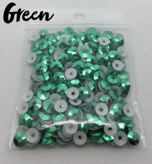 Green hotfix pailletten 3mm