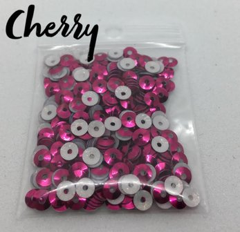 Cherry hotfix pailletten 3mm