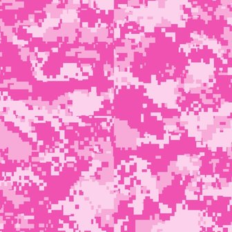 Digital camo pink 20x23cm