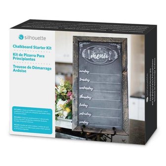 Silhouette starterskit chalkboard