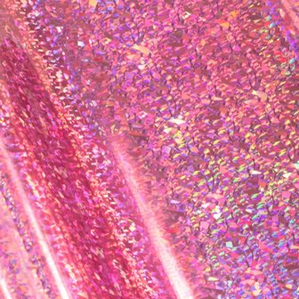 Foil Pink Iridescent Flakes Pattern