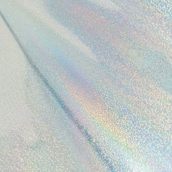 Foil Silver iridescent digital pattern