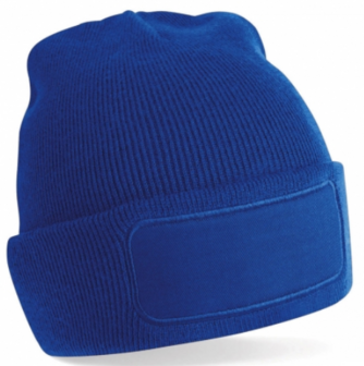 Beanie muts royal blue