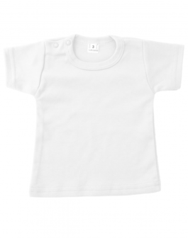 Baby shirts korte mouwen wit