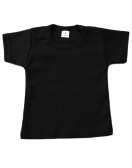 Baby shirts korte mouwen zwart