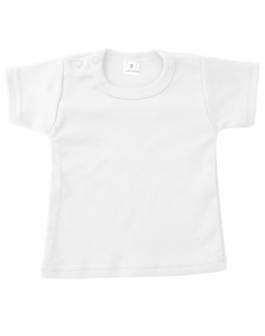 Baby shirts korte mouwen wit