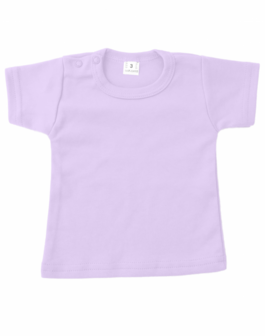 Baby shirts korte mouwen lila