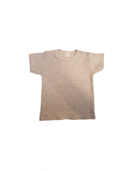 Baby shirts korte mouwen sport grey