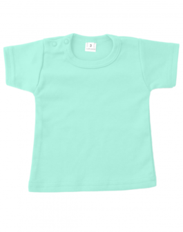 Baby shirts korte mouwen mint