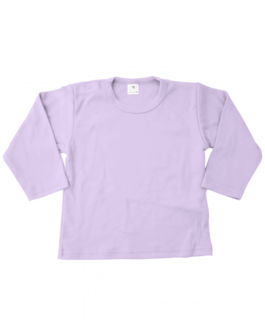 Baby shirts lange mouwen lila