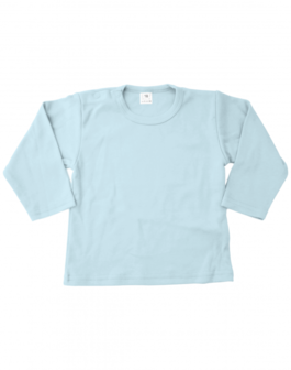 Baby shirts lange mouwen licht blauw