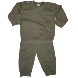 Baby pyjama leger groen 