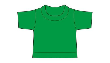 mini shirt groen no label