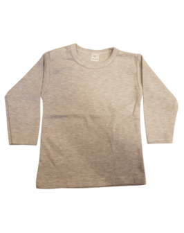 Baby shirts lange mouwen sport grey