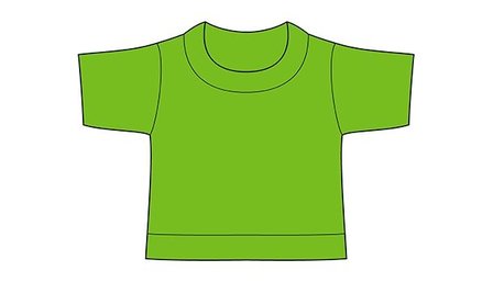 mini shirt lime no label