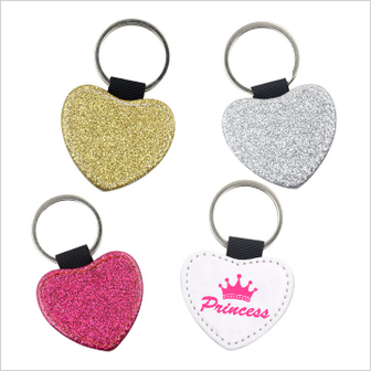 Subli sleutelhanger glitter