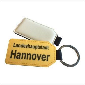 Subli sleutelhanger pu leer