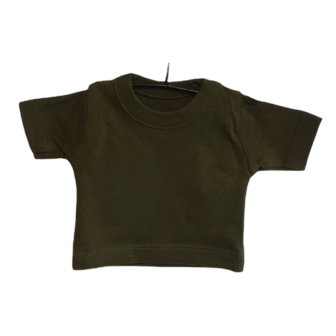 mini shirt legergroen no label