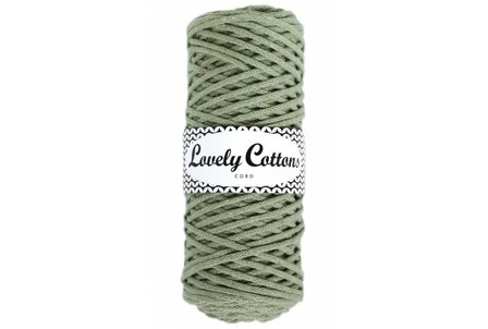 Lovely cottons 3mm licht olijf