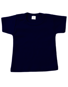 Baby shirts korte mouwen navy