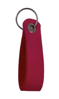 Vilten sleutelhanger roze NIEUW (excl. sleutelring)