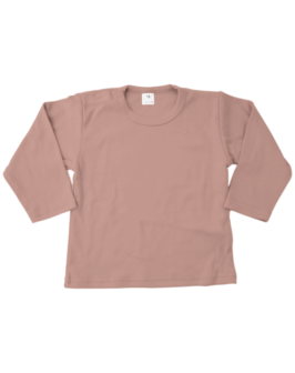 Baby shirts lange mouwen deep pink