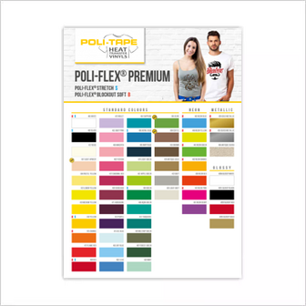 Kleurenkaart Politape flex folie premium