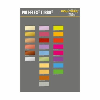 Kleurenkaart Politape flex folie turbo