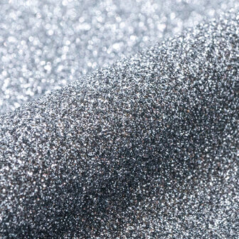 Siser Moda Glitter 2 Silver Black G0061