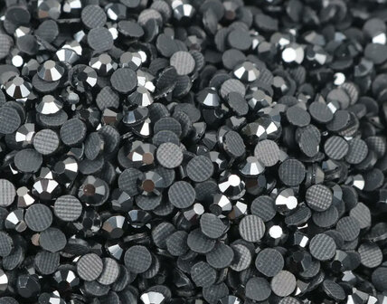 Rhinestones ss6 Jet hematite