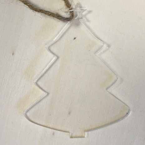 Plexiglas kerstboom